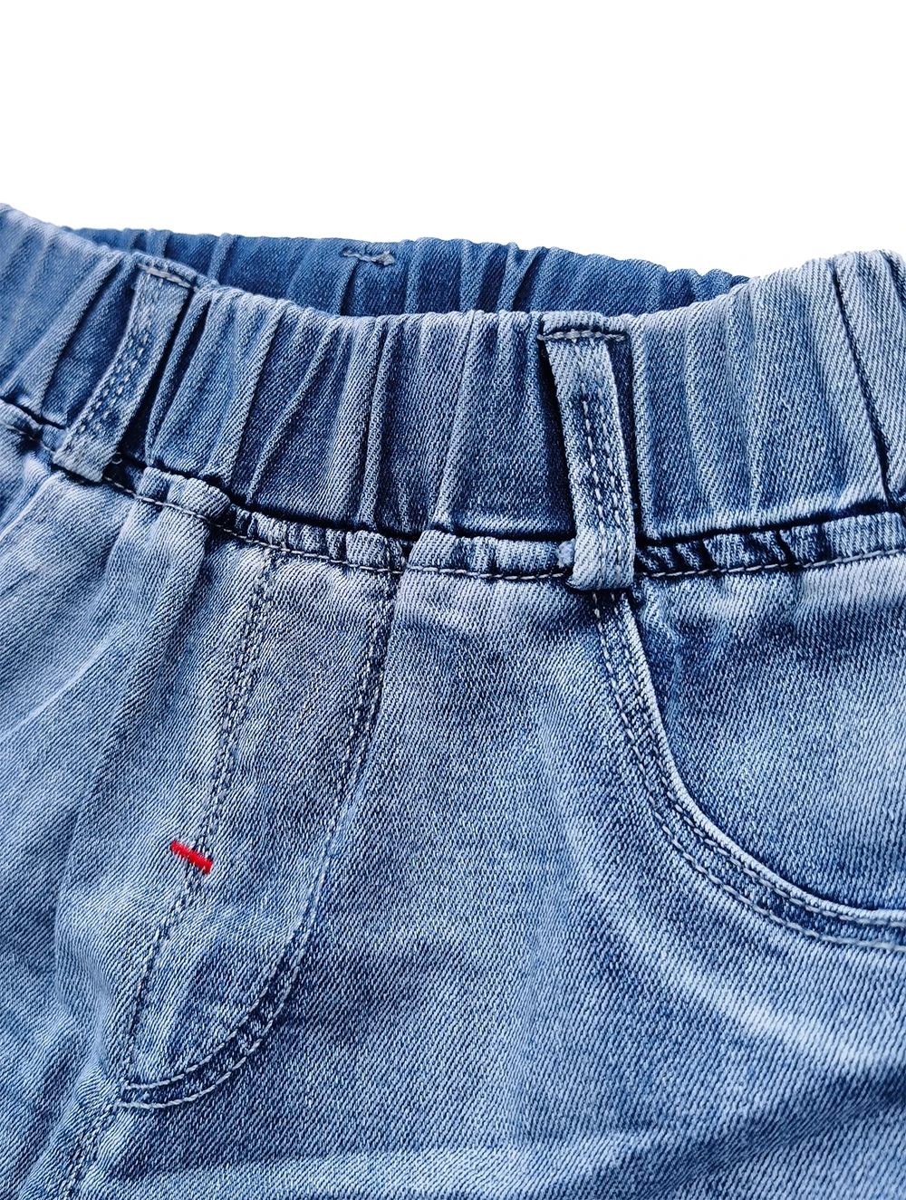 Джинсовые шорты для мальчиков мягкие эластичные укороченные брюки одежда детей