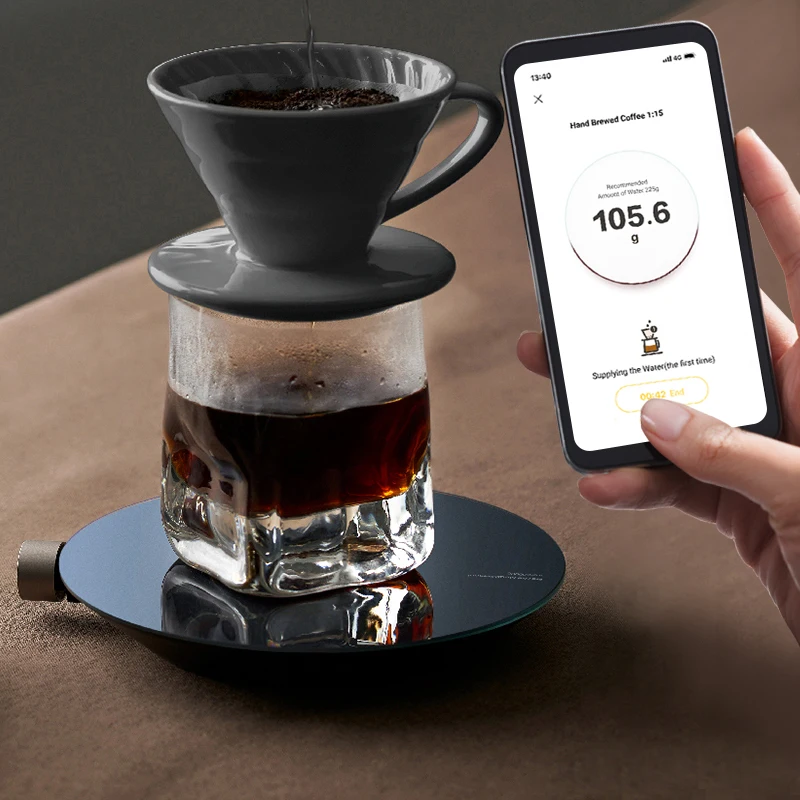 Xiomi HOTO-b&aacute;scula de cocina inteligente, balanza electr&oacute;nica con Bluetooth y aplicaci&oacute;n, herramienta de medici&oacute;n de pesaje de alimentos, pantalla Digital LED-1