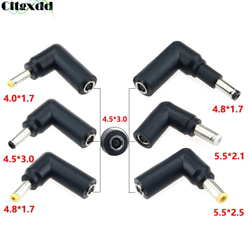 

Cltgxdd DC 4.0*1.7 4.5*3.0 4.8*1.7 5.5*2.1 5.5*2.5 Male to 4.5x3.0mm Frmale Power Plug Jack Converter Laptop Adapter Connector