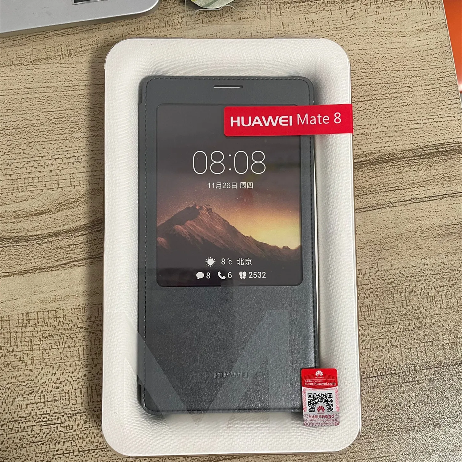 

Original Official For Huawei Mate 8 Smart View Windows Flip leather Case