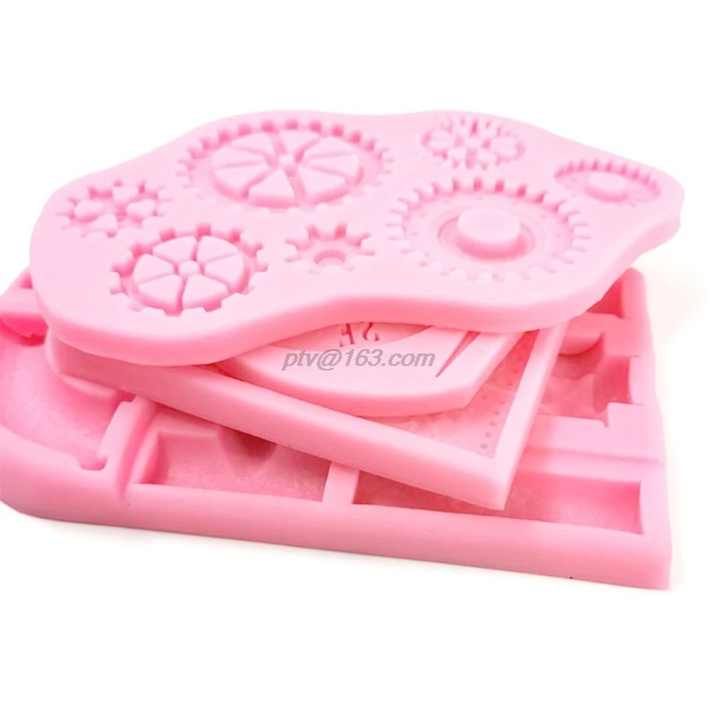 Винтажные часы силиконовые формы Стимпанк Шестерни детские инструменты для