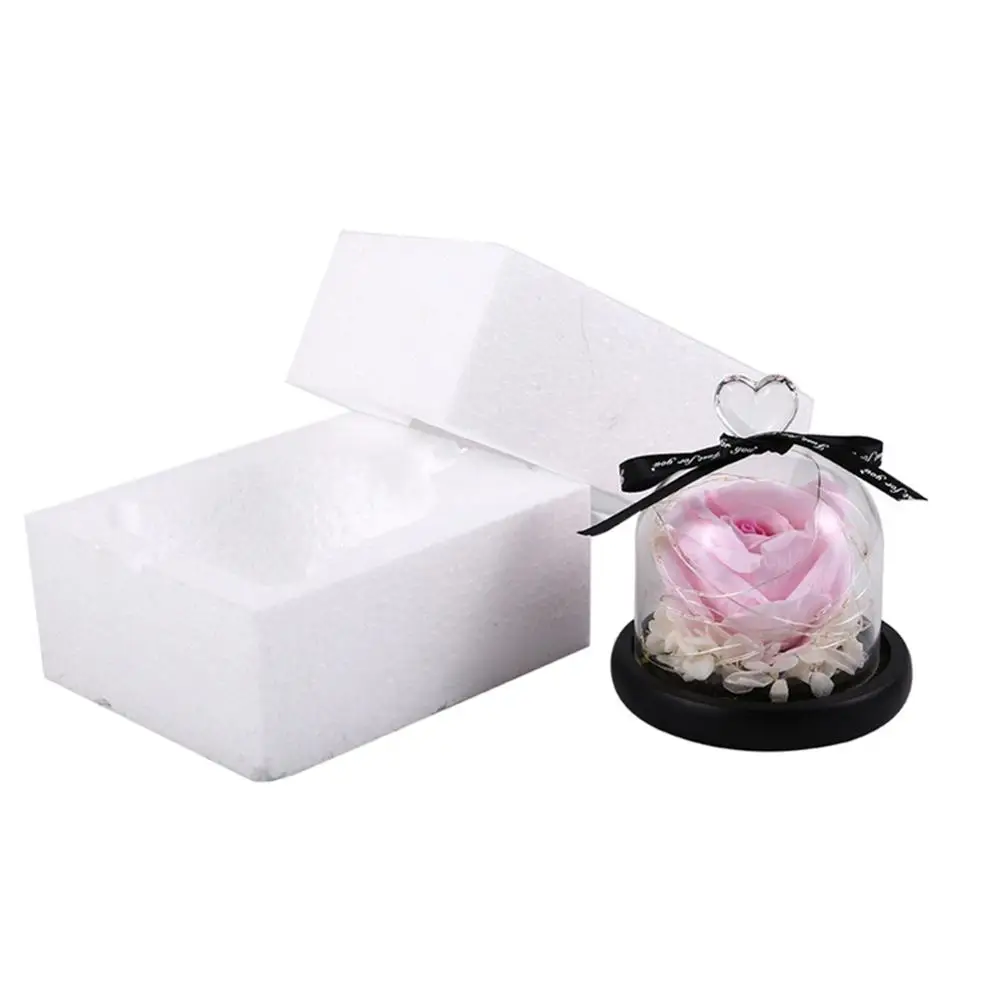 Подарок на день Святого Валентина эксклюзивная Роза в куполе стеклянная