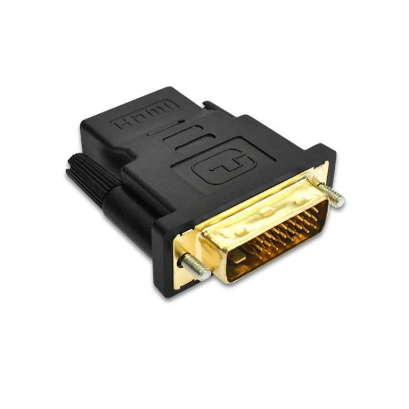 Новый переходник DVI 24 + 1 Male to HDMI Female позолоченный в конвертер 1080P для ПК PS3 проектор