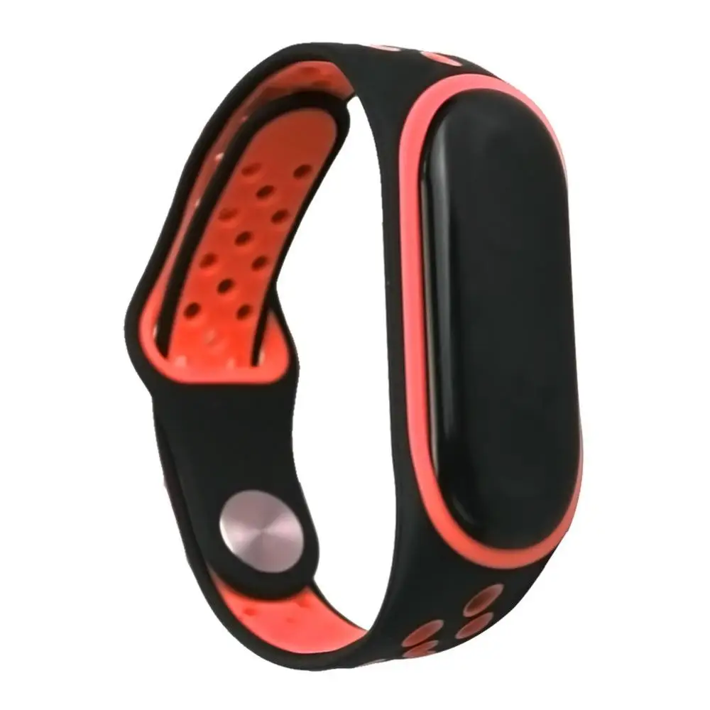 100 шт., ремешок для Xiaomi mi, 4 ремешка, силиконовый ремешок для mi Band 4 3, аксессуары, сменные разноцветные ремешки для браслетов