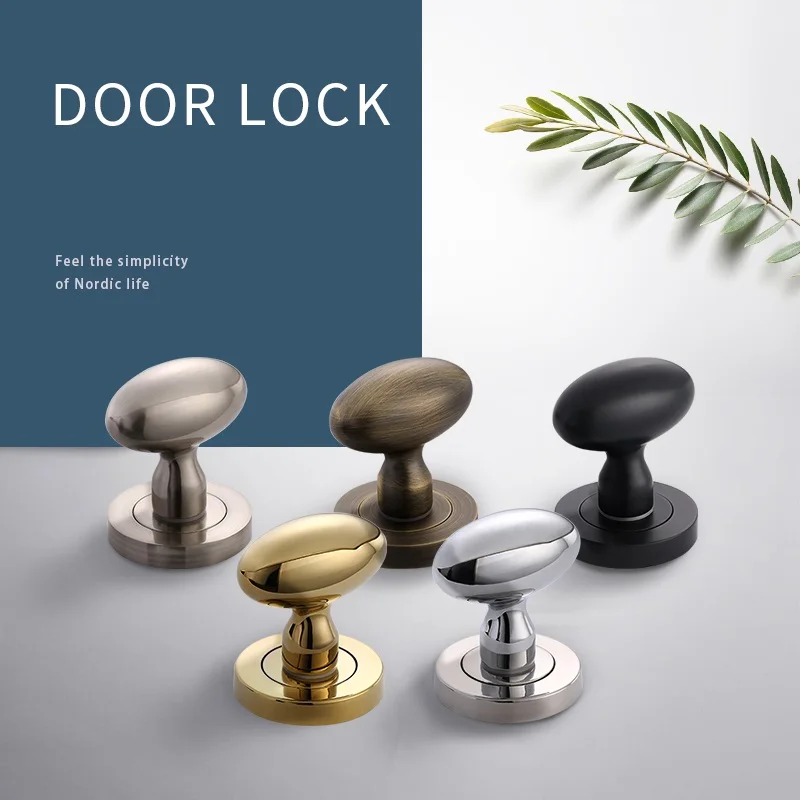 Сферические односторонние двухсторонние дверные замки внутренние скрытые