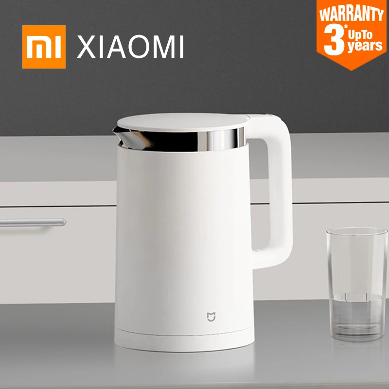 XIAOMI MIJIA умный постоянный Электрический чайник контроль температуры кухонный чайник для воды самовар 1.5л Теплоизоляционный чайник
