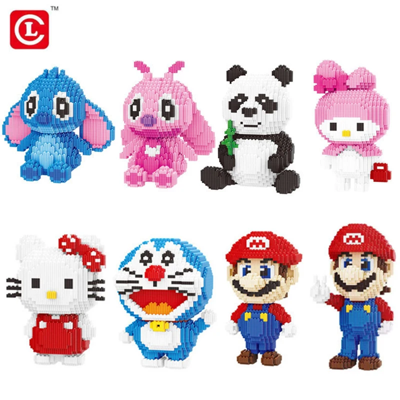 Новая образовательная модель мультфильм панда животные бамбук 3D DIY Алмазные