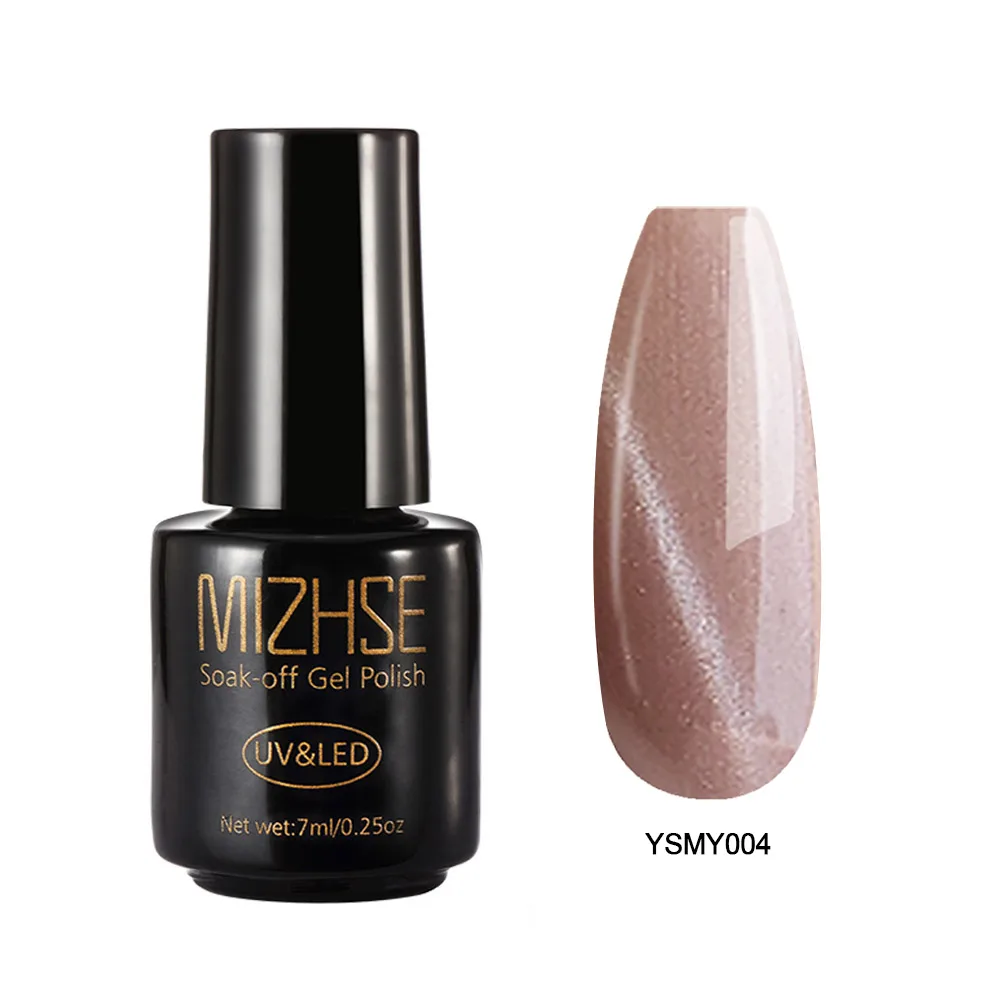 YSMY004 MIZHSE 5D Гель-лак для ногтей с эффектом «кошачий глаз» 7 мл кошачий глаз УФ-Гель-лак замочить от магнитной палочки лак для ногтей Дизайн ногтей Полупостоянный Светодиодный УФ-гель - Цвет: YSMY004