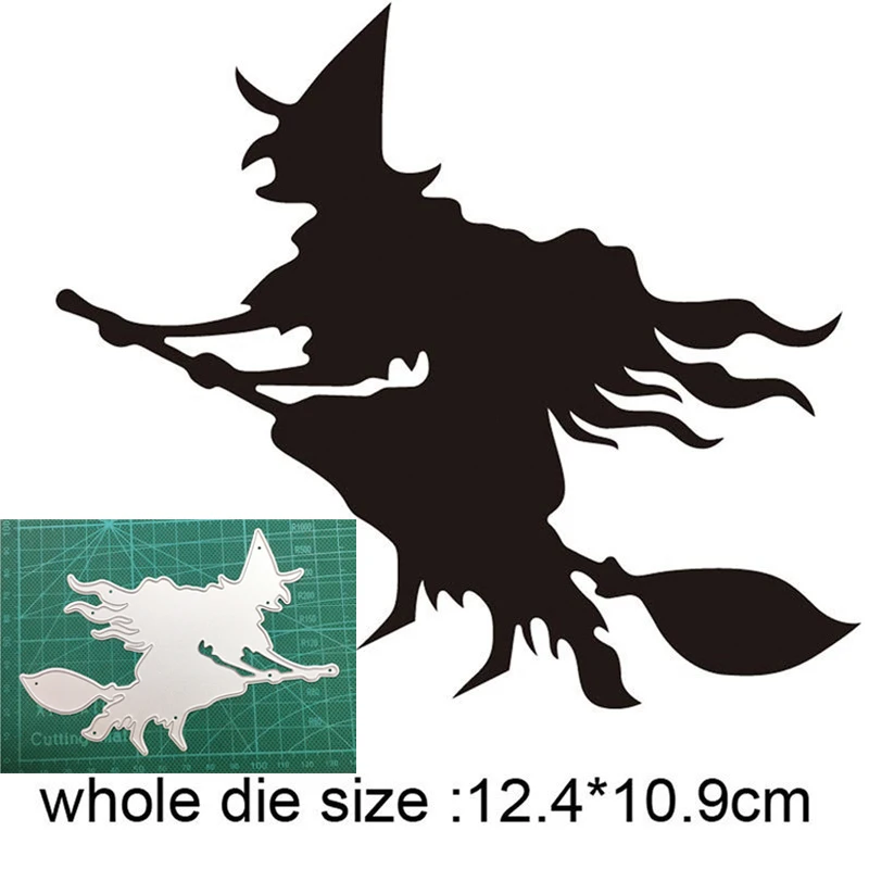 

Metal Cutting Dies Cut Mold Halloween Witch Angel Decoration Scrapbooking dies Paper Craft Knife Mould Blade Punch Stencils dies