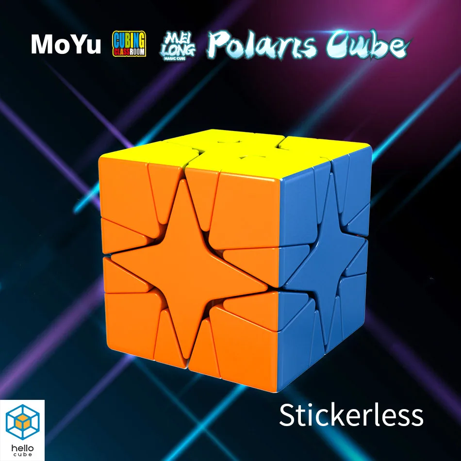 MoYu Cubing класс MeiLong Polaris волшебный куб 3x3x3 cubo magico головоломка игрушка для детей твист