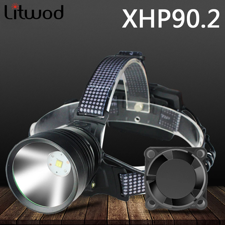 Xhp90.2 светодиодный налобный фонарь со встроенным охлаждением забавная Налобная