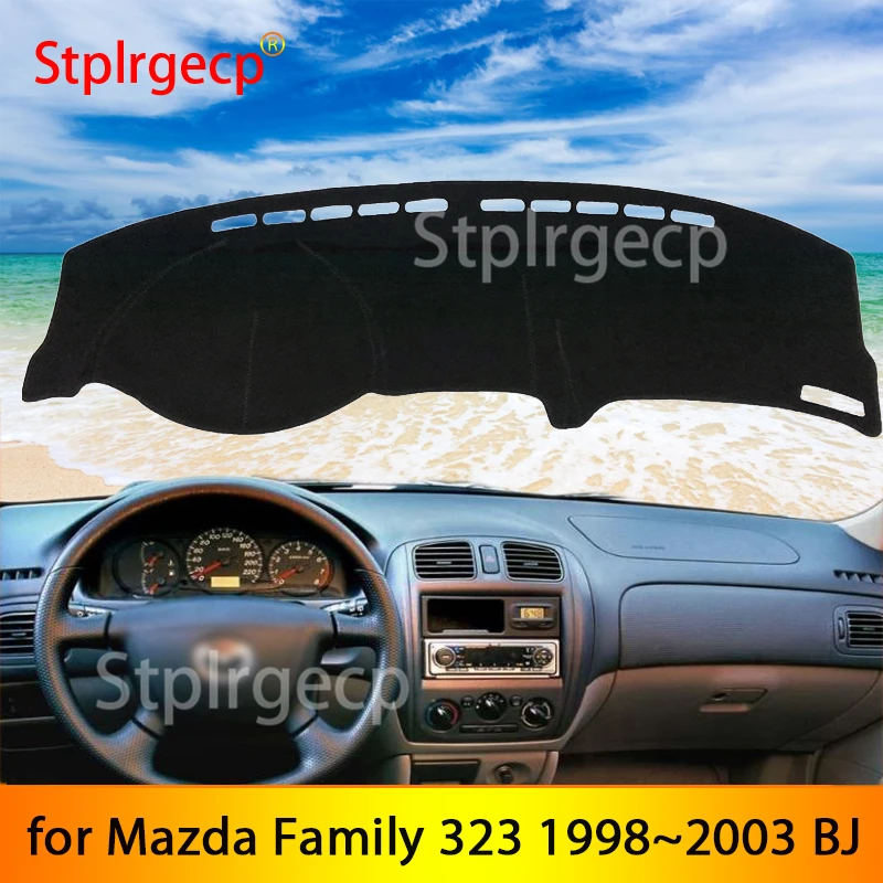 Для Mazda Family 323 1998 ~ 2003 BJ Противоскользящий коврик для приборной панели накладка