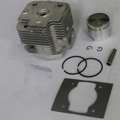 Набор поршней для цилиндра бензиновой дрели, 48 мм, подходят для китайского 1E48F 48F 63CC, 2-тактный двигатель, шнек заземления, детали для электродрелей