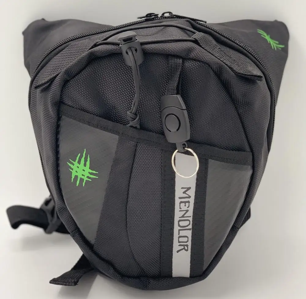 Нейлоновая поясная сумка для ног Водонепроницаемая мотоцикла забавная карманы