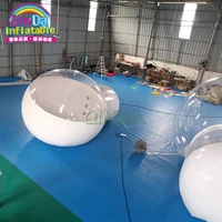 Party event double house inflatable hotel bubble lodge dome tent for sale