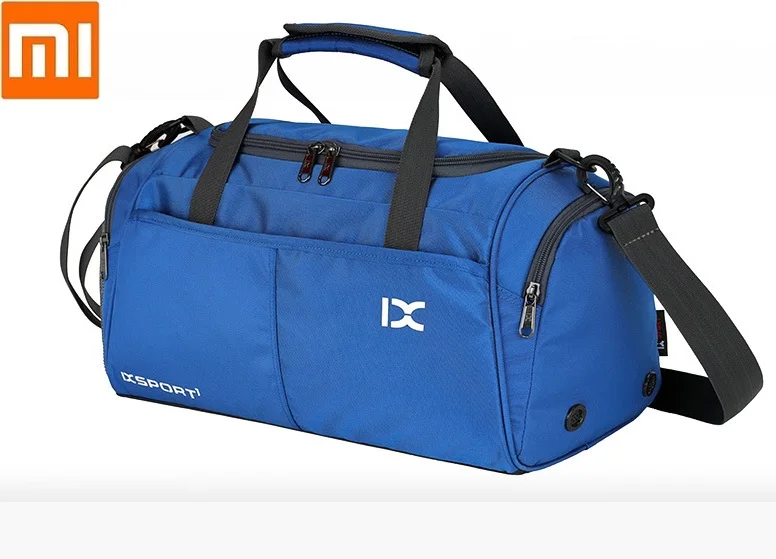 

Сумка на плечо Xiaomi для мужчин и женщин, повседневная дорожная Сумочка для сухого и влажного спорта, уличная спортивная сумка через плечо для...