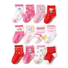 12 партЛот, хлопковые детские носки для девочек и мальчиков, резиновые маленькие детские носки, костюм для детей