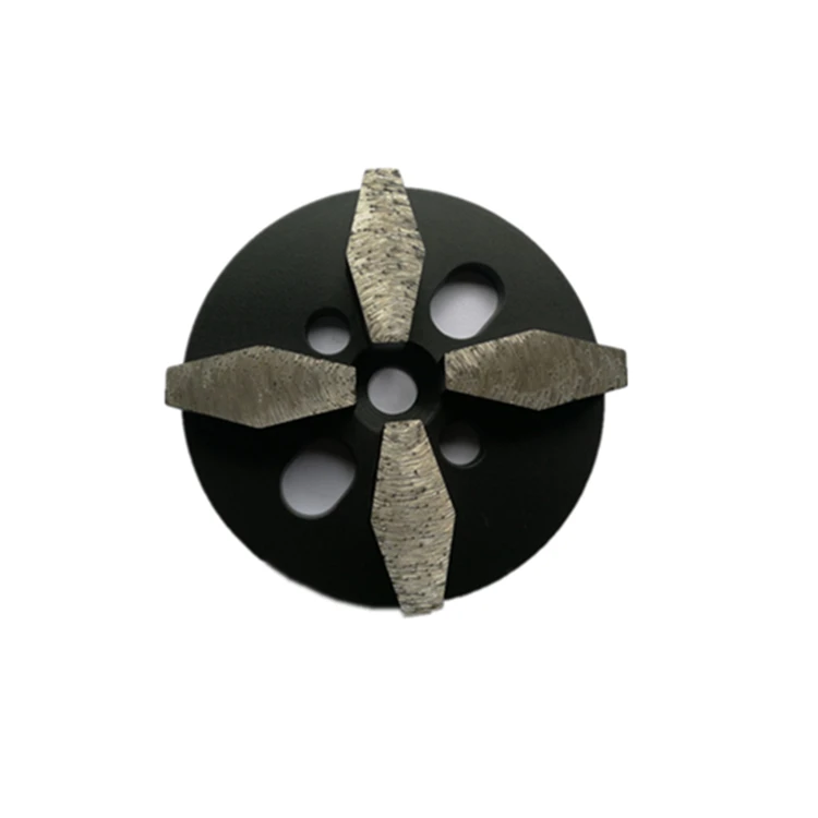 GD60 для полировки Бетонного Пола диск 4 дюймов алмазный шлифовальный с четырьмя