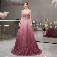 fashion new design 2022 short sleeves evening dresses luxury crystals long sexy v neck stunning a line formal prom party gown
