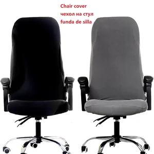 modern spandex computer chair cover 100 polyester office chair cover easy washable removeable elastic slipcover for home free global shipping