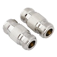 n type female to n female jack double straight rf coaxial adapter connector