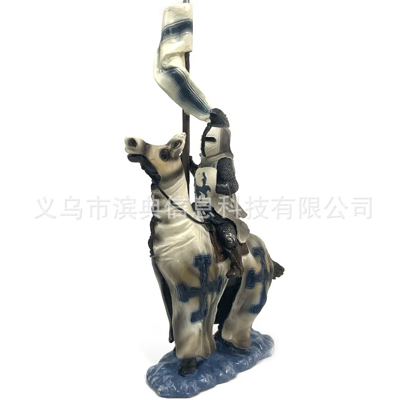 

New King Knight Knight Gnomes Guard Na Mao Guard Resin Ornaments Garden Statue10*4*17 Cm