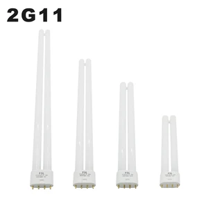 Энергосберегающая Люминесцентная лампа 18 Вт, 24 Вт, 36 Вт, 40 Вт, 4-контактная Двухтрубная Энергосберегающая лампа, ч-трубки белого и желтого цветов, PL-L, 2G11