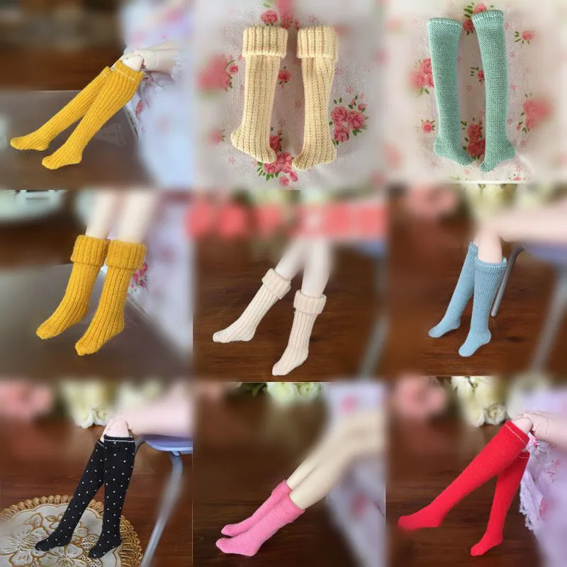 

Модные носки в полоску для 1/6, детские чулки для кукол, детские игрушки для девочек, «сделай сам», аксессуары для кукол, одежды, Декор