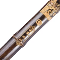 85ab flutes woodwind black bamboo chinese yunnan bawu g key pipe music instrument