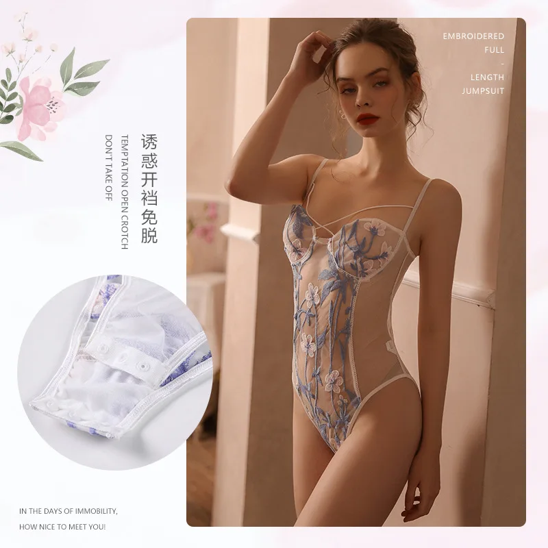 Женское сексуальное нижнее белье сексуальный тяжелый синий розовый комбинезон с