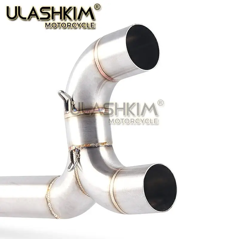 

FZ6S FZ6N Motorcycle Exhaust Muffler pipe Connecter Middle Pipe For Yamaha FZ-6N FZ-6S FZ6 S2 Fazer 600 Exhaust without exhaust