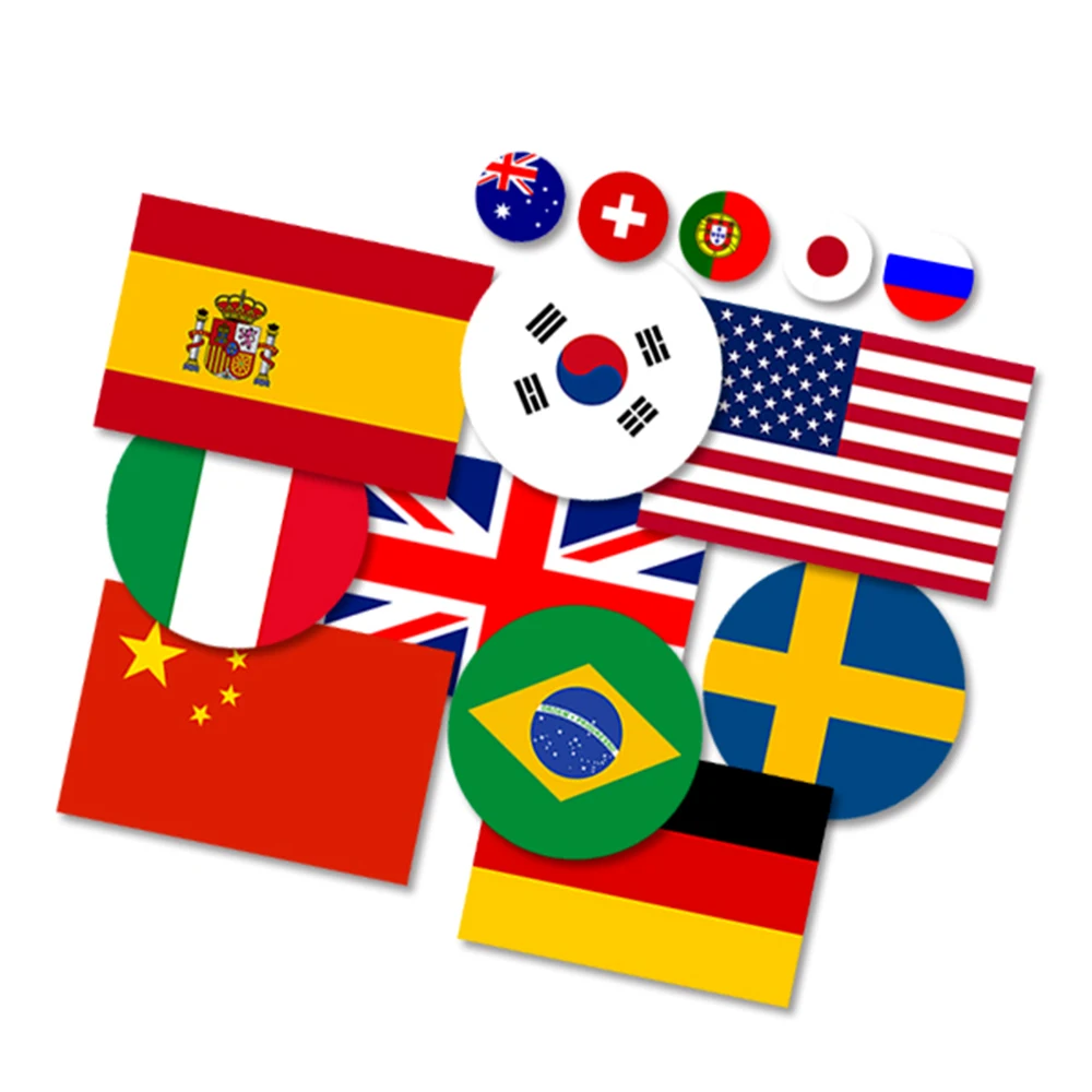 Brizal Авто Наклейка Кубка мира Бразильский национальный флаг автомобилей Стикеры s