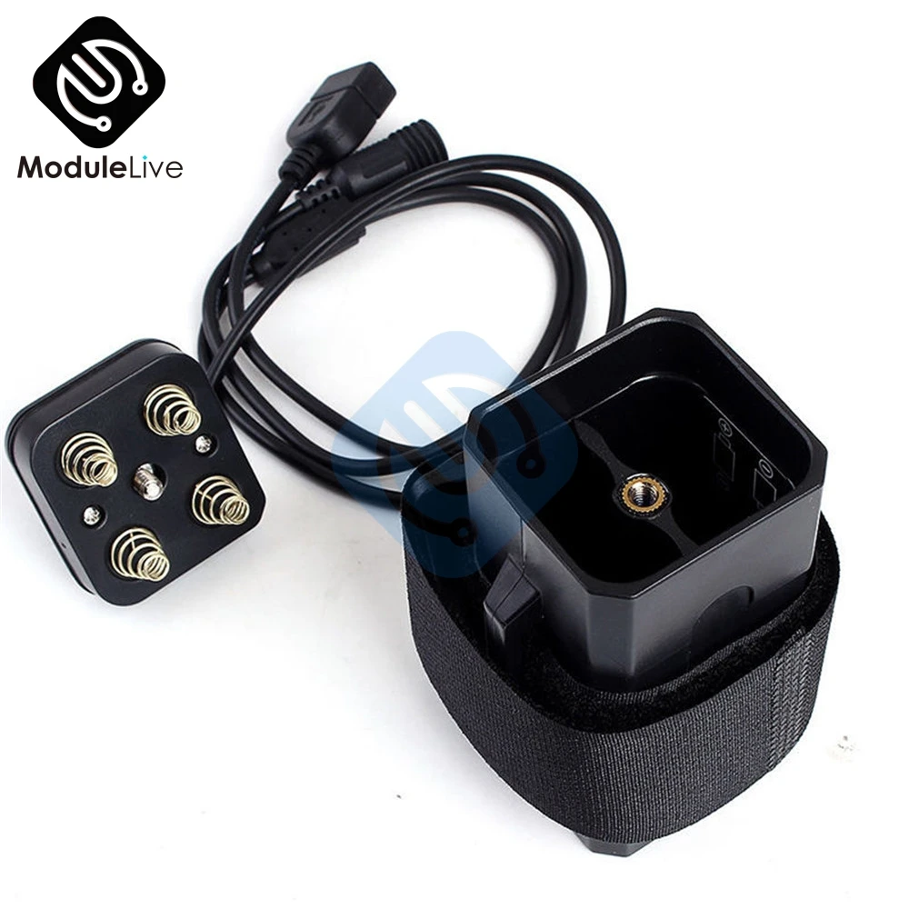 4 x 18650 Cycling Waterproof Safety Battery Case Shell Pack LED Indicator Lithium Box For BicycleTail Back Light | Инструменты