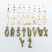 mix 520pcs charms alphabet letter pendant tibetan silver zinc alloy fits bracelet necklace diy metal jewelry findings