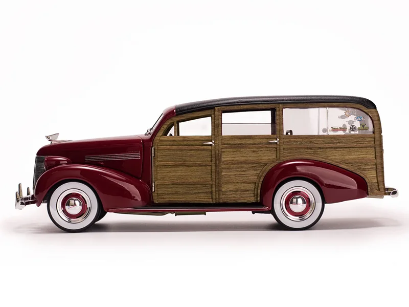 1/18 масштаб сплав литья под давлением 1948 Chevrolet Fleetmaster классическая модель автомобиля транспортные средства Игрушки для коллекции фанатов красный/зеленый цвет - Цвет: RED