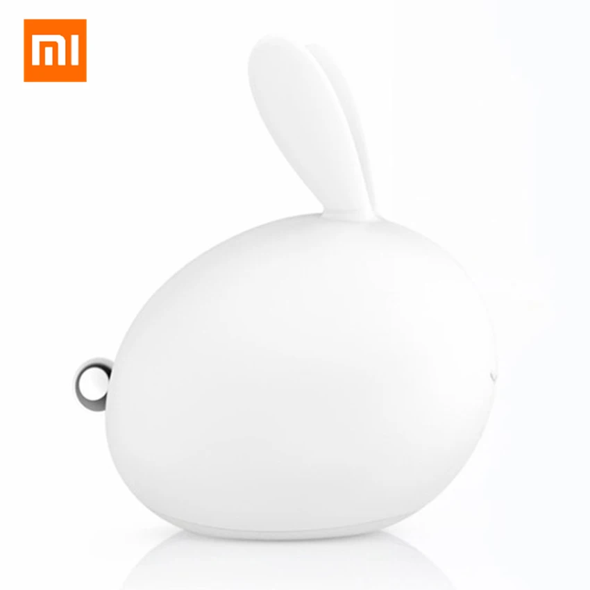 Xiaomi 3LIFE RGB кролик светодиодный ночник L USB Перезаряжаемый мультфильм сенсорный для