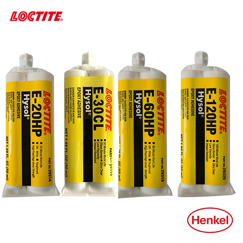 

50ml Loctite Epoxy Resin E-60HP E-30CL High Temperature Resistant High Viscosity Waterproof AB Glue E-20HP E-120HP