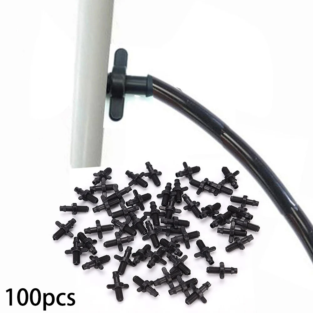 

100Pcs Connector Splitter Adapter For Barb For 4/7mm Hose Equipment Top