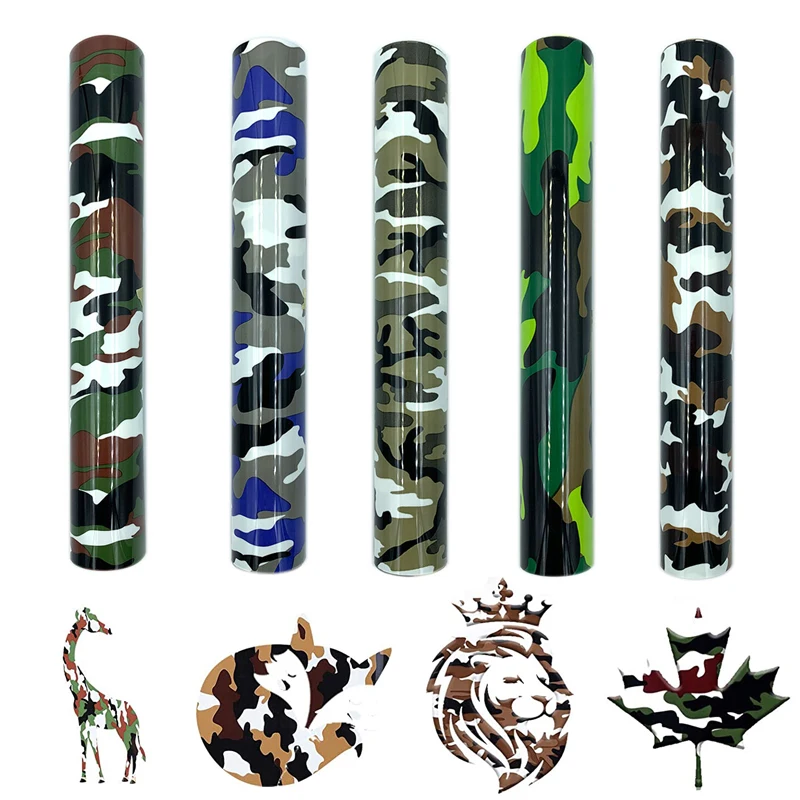 Термотрансферный виниловый Камуфляжный узор рулон для - Цена: 274.87