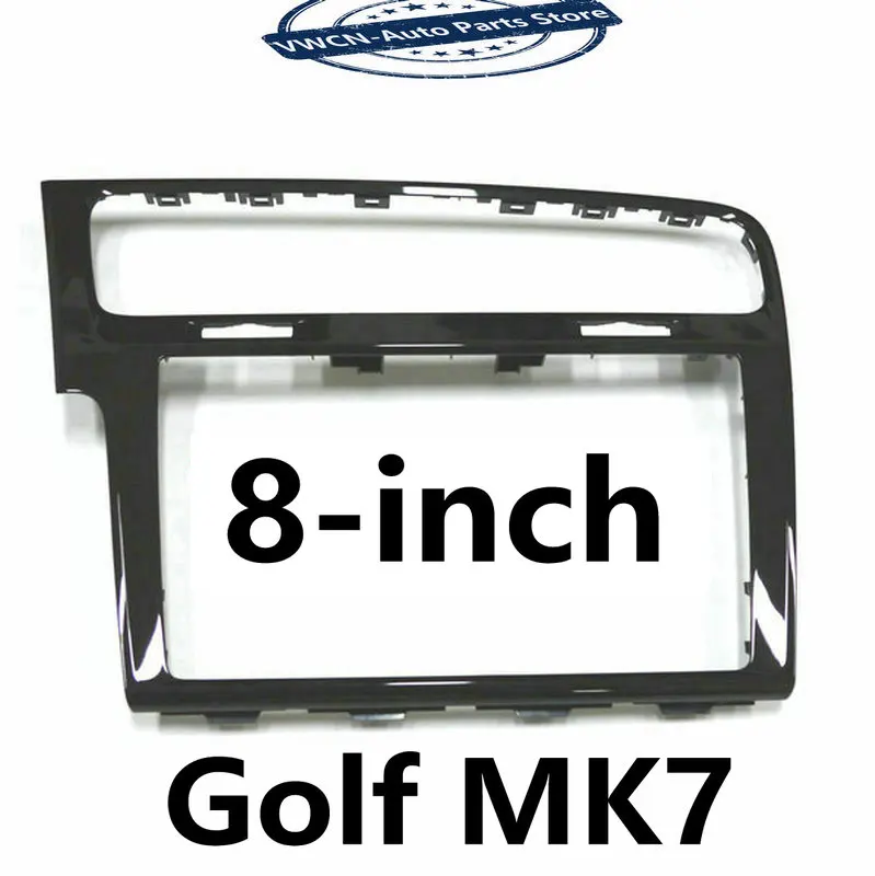Черная рамка под фортепиано для Golf Mk7 отделка 8 дюймов и 9 7 Cd радио пластины