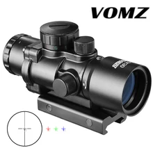 VOMZ 3.5X30 RGB laser sight dot red Tri-Illuminated Tactical Combo Compact Scope Fiber Optics Green Sight