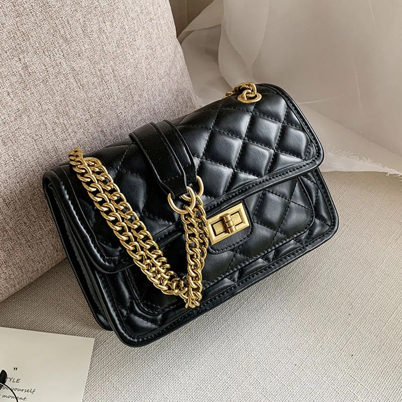 Брендовая дизайнерская женская сумка с цепочкой Luxuy модная через плечо из