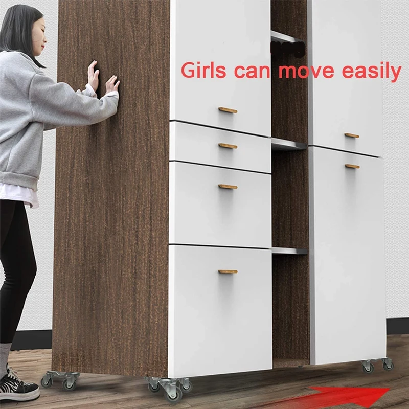 Двигатель мебели Долли с подъемным механизмом 6-дюймовый Сталь Tri-кукла нагрузкой