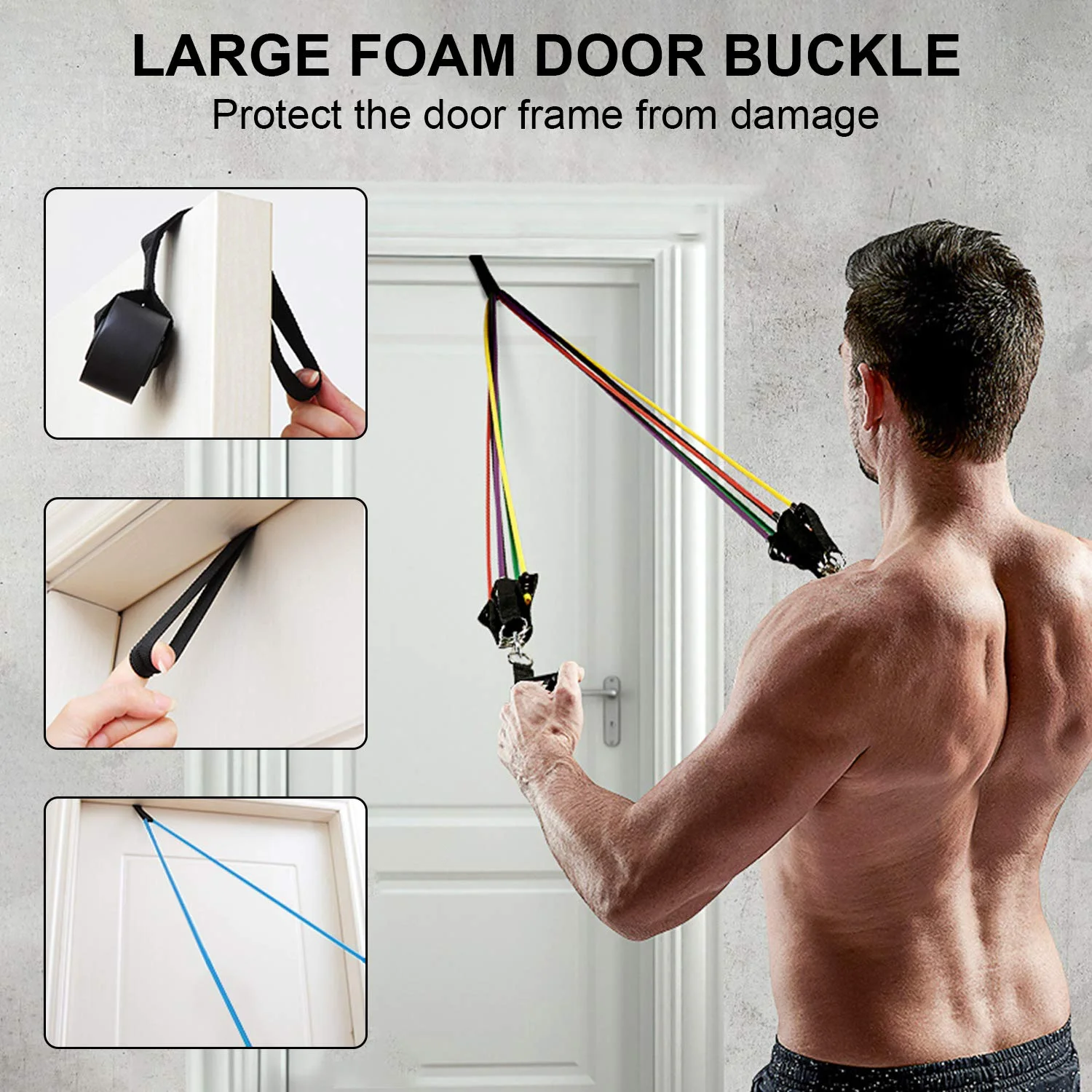 Латексные Эспандеры для фитнеса набор тренировочных лент домашних тренировок