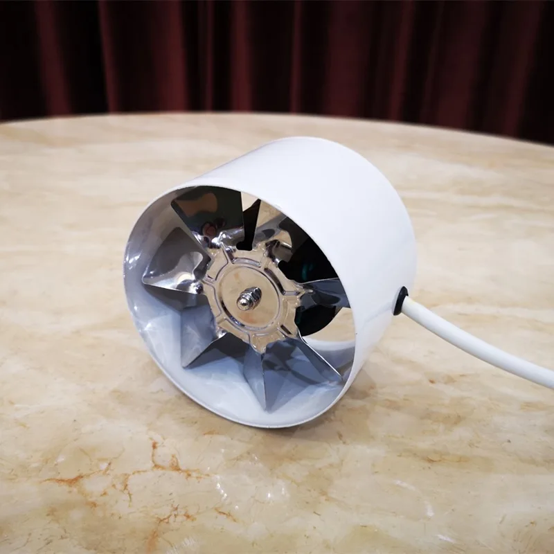 4 дюйма рядный канальный вентилятор аэрационный проем металлическая труба