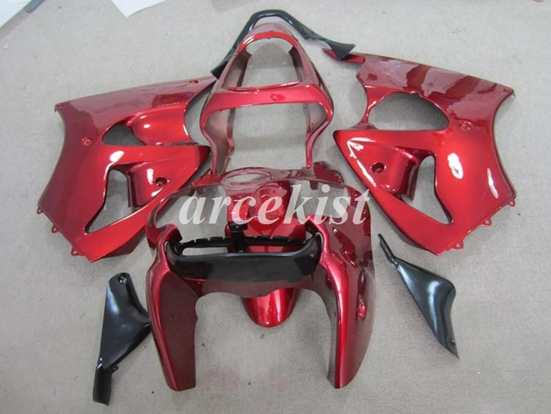 

New ABS Motorcycle Full Fairings kit Fit for kawasaki Ninja ZX-6R 636 6R 00 02 01 2000 2001 2002 Body set Red
