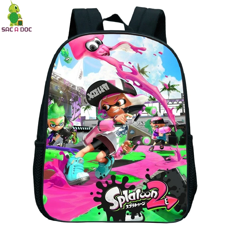 Рюкзак Splatoon для детей школьная сумка Мультяшные рюкзаки малышей сумки начальной