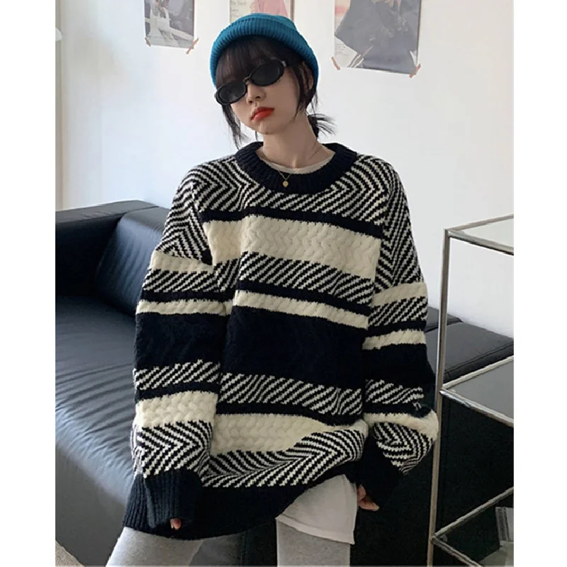 

Свитер женский осенний трикотажный, теплый, однотонный