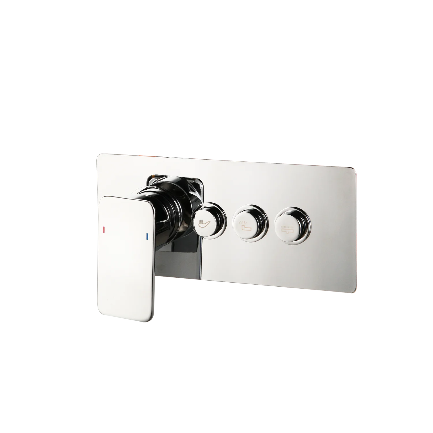 

3-сторонний настенный смеситель для ванной комнаты с 3 ручками, смеситель для душа, регулирующий клапан