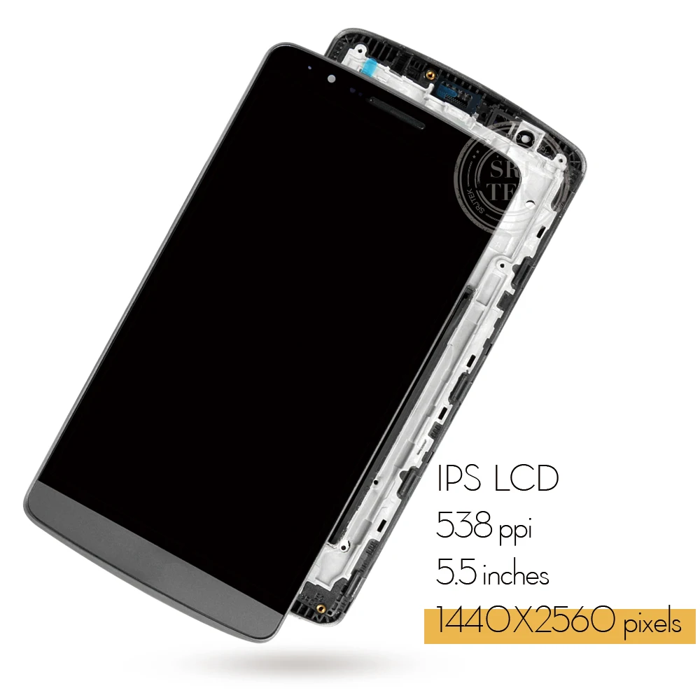 Srjtek 5 &quotЖК-дисплей для LG G3 D850 D851 D855 ЖК-панель сенсорный экран дигитайзер Сенсорное
